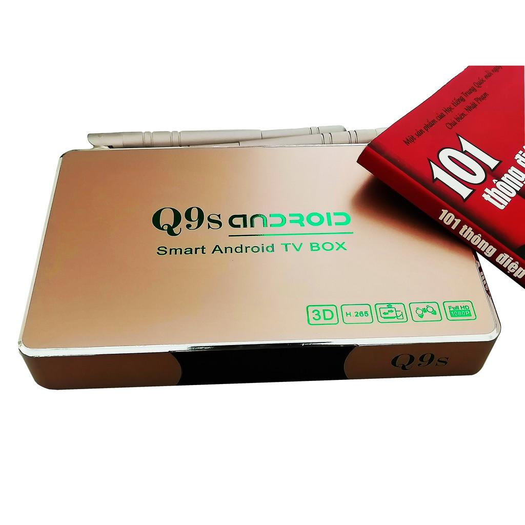 Q9S Android BOX YouTube 4K 3D video RK3229 RAM 2G thông minh tv box Phiên bản giọng nói CHÍNH HÃNG