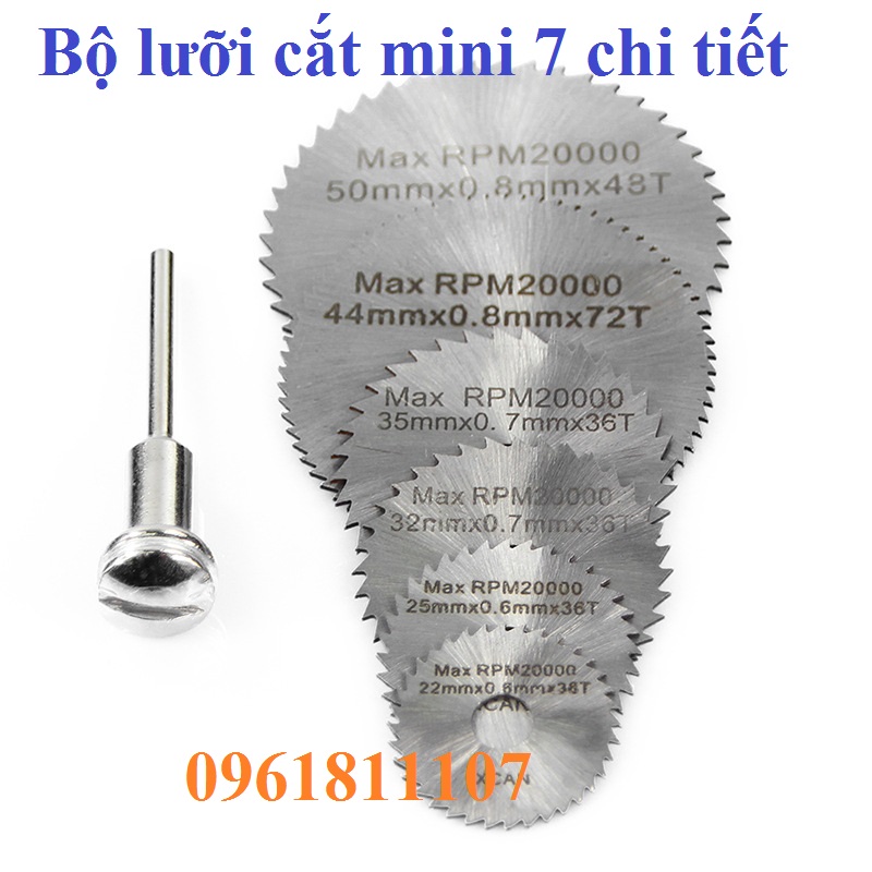 Bộ lưỡi cắt mini V2 chế máy cắt