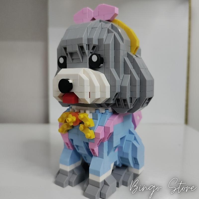 MÔ HÌNH LẮP RÁP CHÓ TEDDY 935 CHI TIẾT