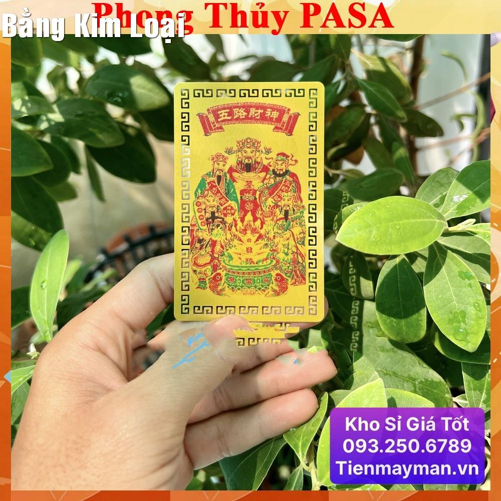 Kim Bài Ngũ Lộ Thần Tài xin lộc - Đã Khai Quang - PASA COLLECTION