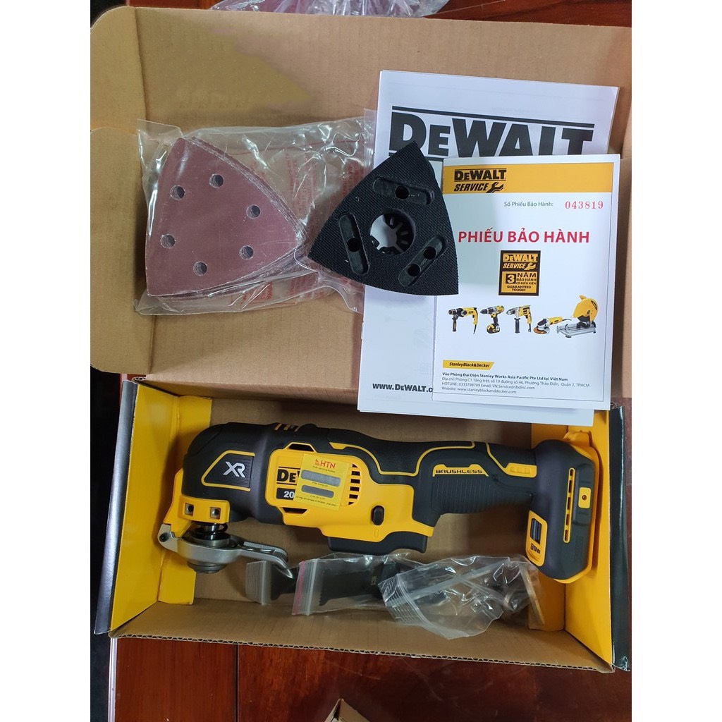 CHÍNH HÃNG - Thân Máy cắt đa năng dùng pin Dewalt DCS356N-KR ( Chưa Pin &amp; Sạc )