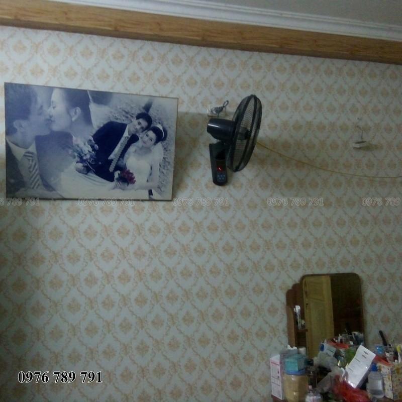 Giấy Dán Tường Phòng Ngủ Hoa Văn 3d Cao Cấp MR Lụa Không Keo Nhiều Màu Lựa Chọn Khổ 53cm