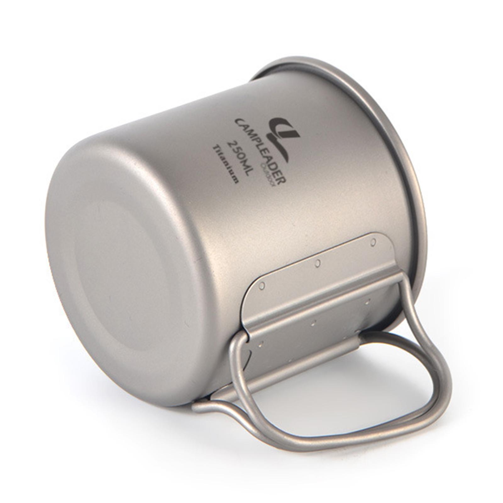 Collapsible Handle Camping Mug Water Cup Portable Water Mug Drinking Cup