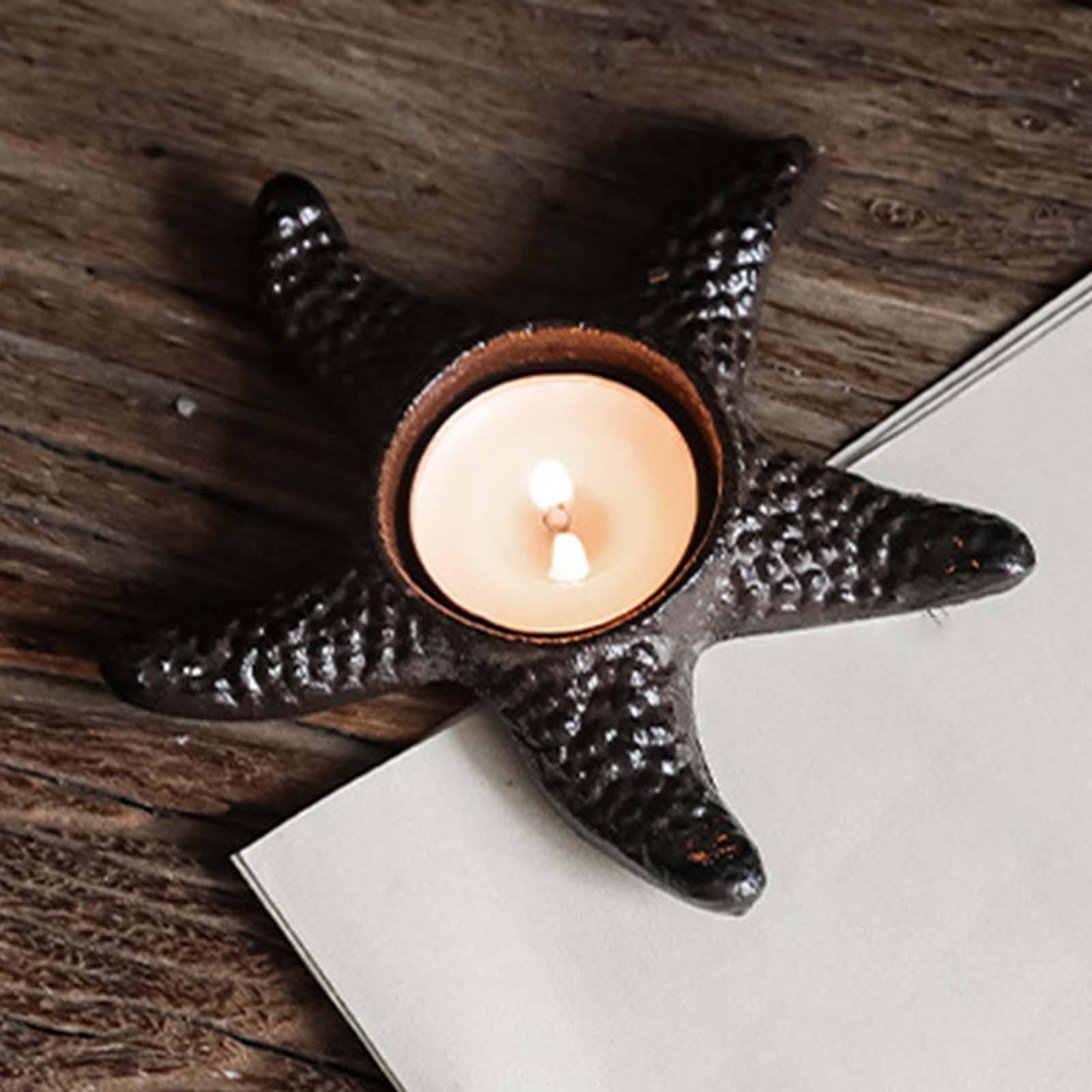 Candle Holder Metal Tealight Candlestick for Dinner Holiday Wedding