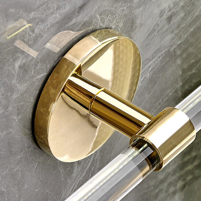 Thanh treo khăn nhà tắm Luxury Clear Acrylic Towel Bar Shower Rack
