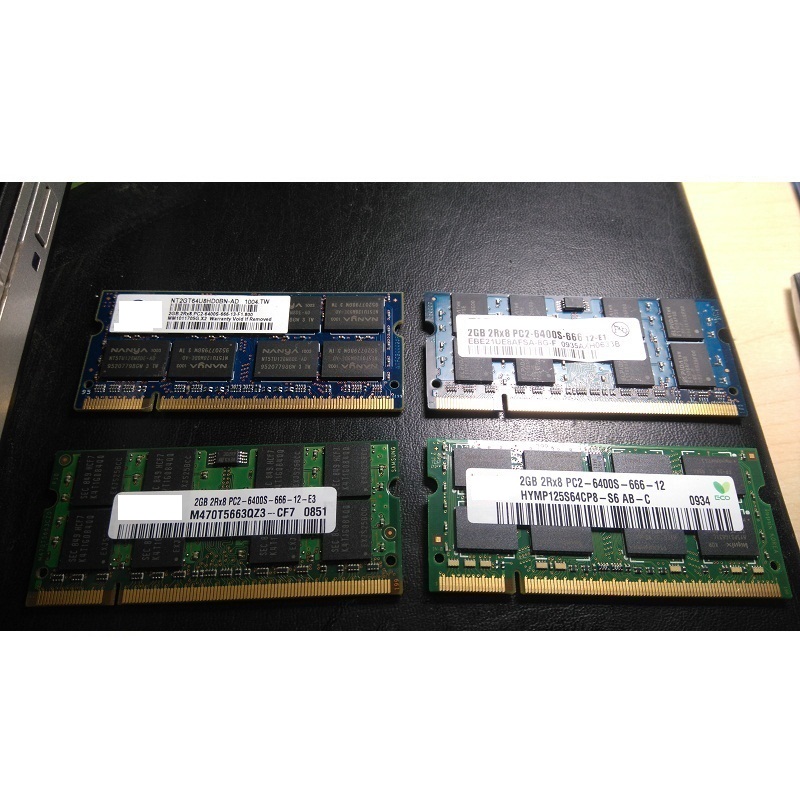 Ram Laptop 2GB DDR2 bus 800 (6400s) dùng cho laptop