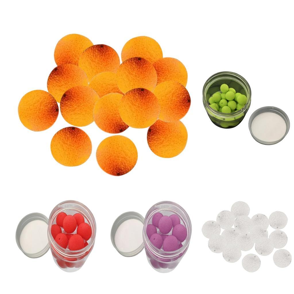 15pcs/box   Up Boilies Floating Ball Beads Pellet Carp Fishing  Orange