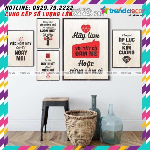 Tranh Treo Tường Gỗ 048 trang trí phòng làm việc TRENDDECOR.VN