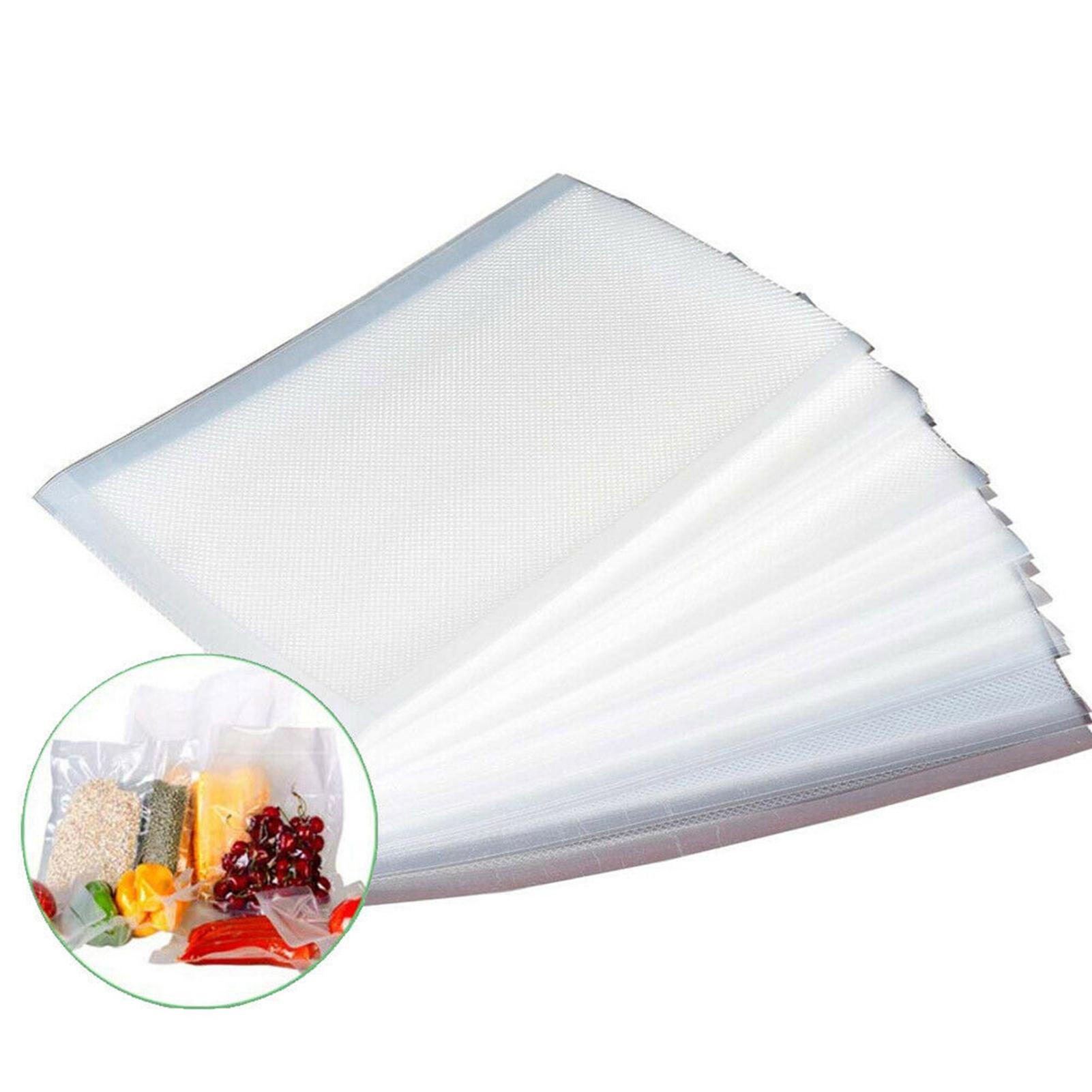 100 cái Túi hút chân không dập nổi, bảo quản thực phẩm nhà bếp