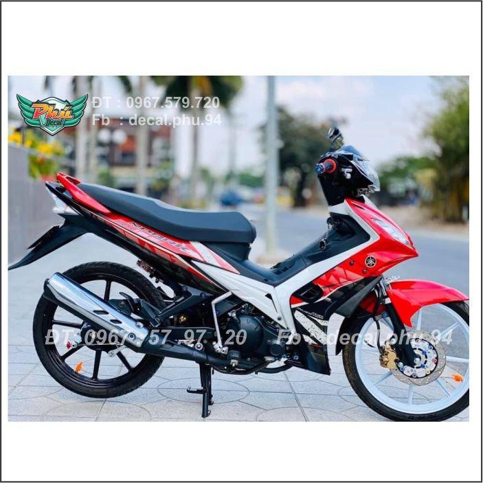 Tem Exciter 2006  rời trắng đỏ đen Spark (Q)