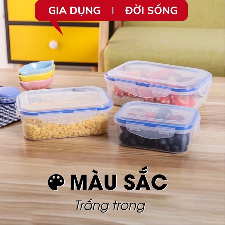 BỘ 3 HỘP ĐỰNG THỰC PHẨM NHỰA VIỆT NHẬT 6530