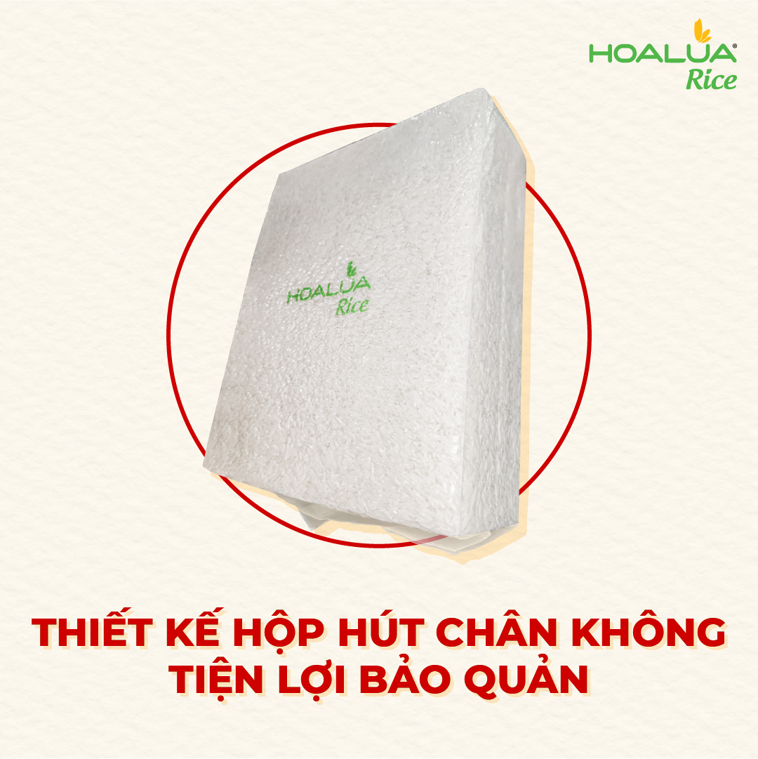 Gạo Hoa Lúa Đỏ - Túi 2kg - Dẻo mềm, Vị ngọt đậm, Thơm đặc trưng