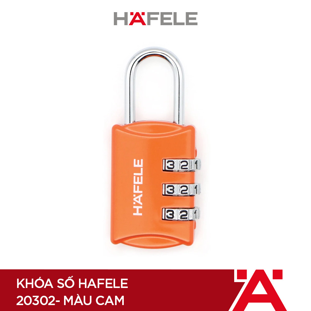 Khóa số Hafele 20302 màu cam - 482.09.002 (Hàng chính hãng)