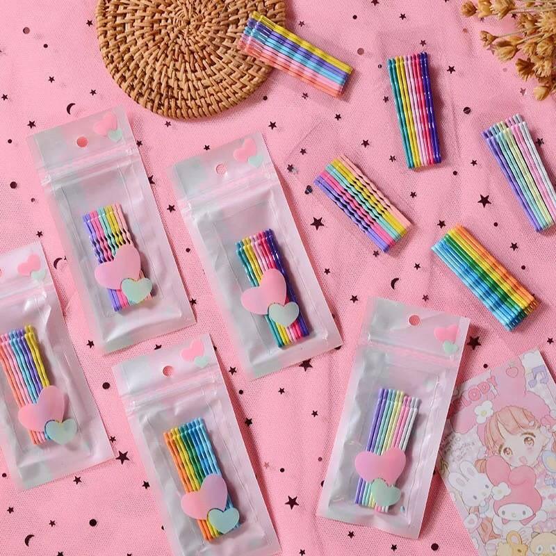 PVN26829 Set 6/10 Kẹp Tóc Kẹp Tăm Màu Sắc Hàn Quốc T2