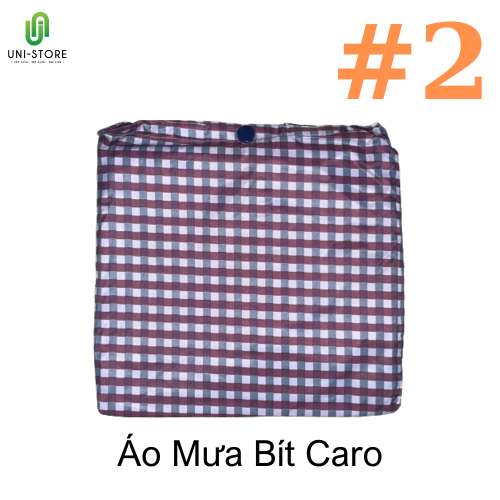 Áo Mưa Họa Tiết Bông Hoa - Caro KÍN NGƯỜI VẢI DÙ Cho Nữ Cao Cấp, Siêu Chống Thấm, Nhiều Màu Sắc