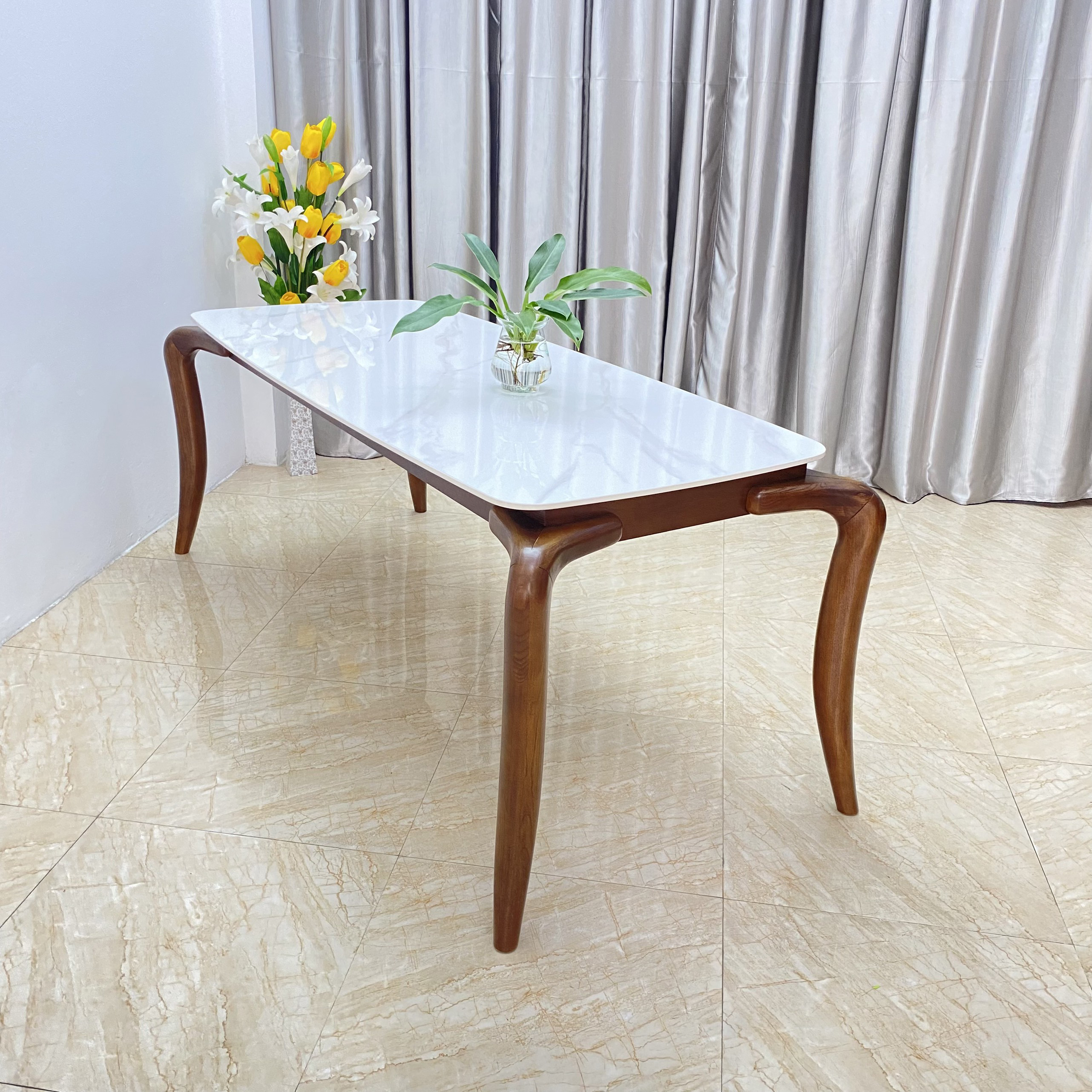 BỘ BÀN ĐÁ XUÂN HÈ 10 ghế