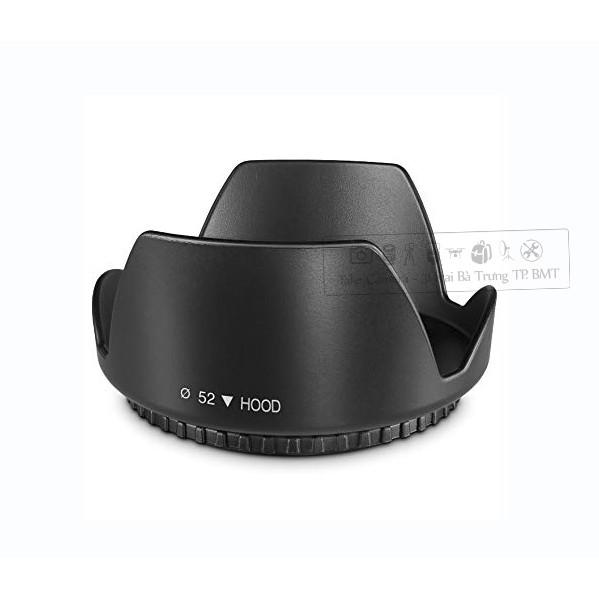 Lens hood Loa che nắng hoa sen vặn ren ống kính máy ảnh Phi 52mm - HÀNG CHÍNH HÃNG