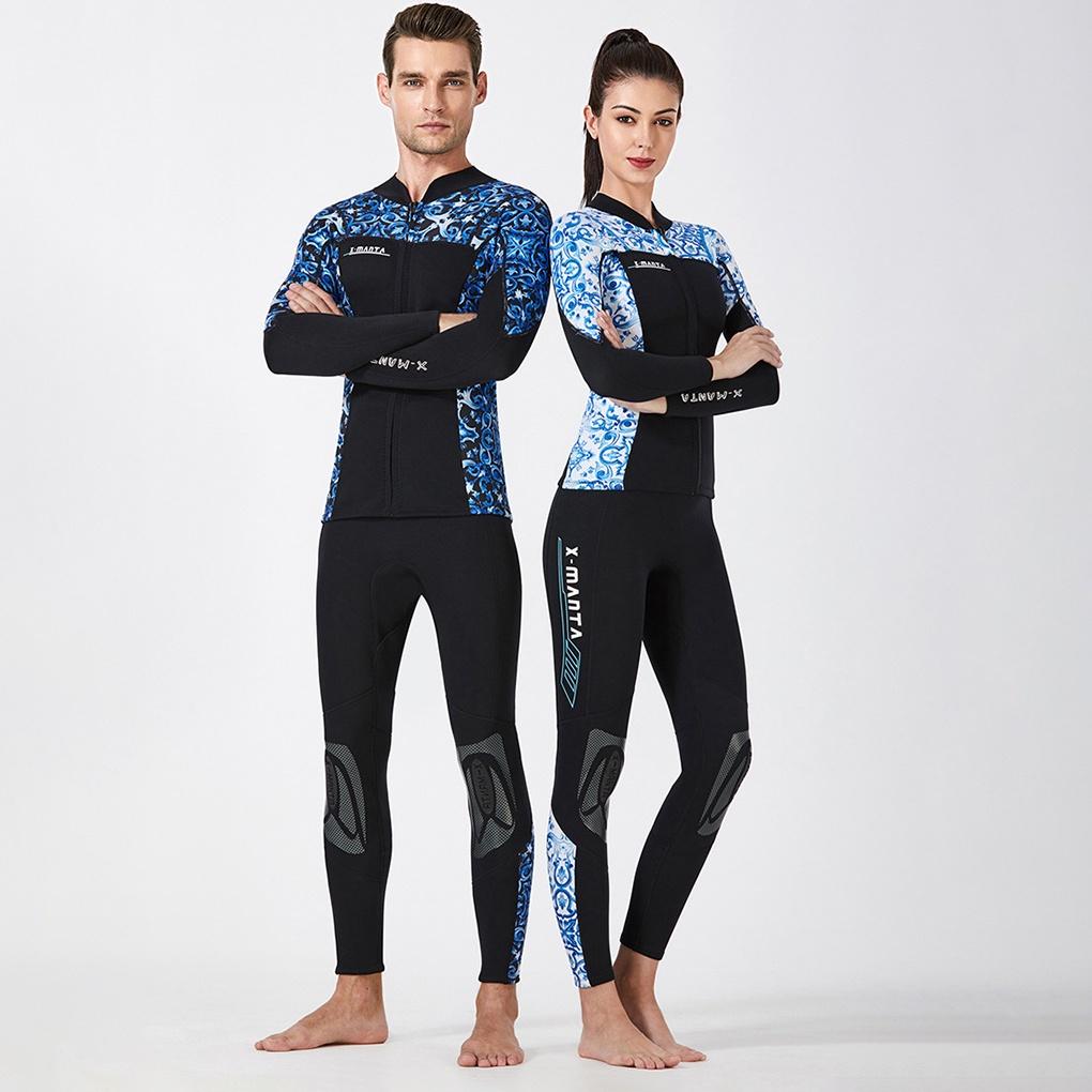 DIVE SAIL 3MM Neoprene Pants Split-type Seamless Stitching Three-layer Sun-proof Stretchy Diving Leggings forELEN