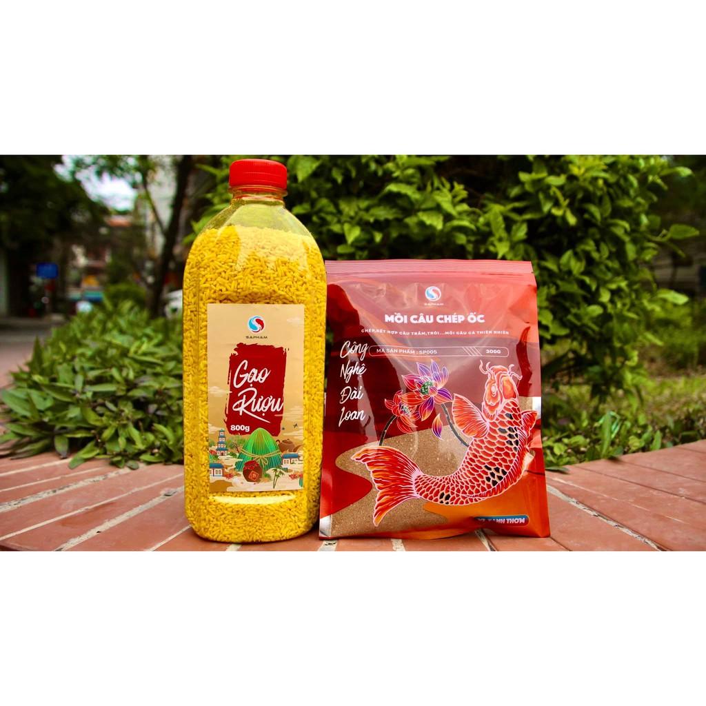 Combo gạo ruou ,mồi câu chép ốc