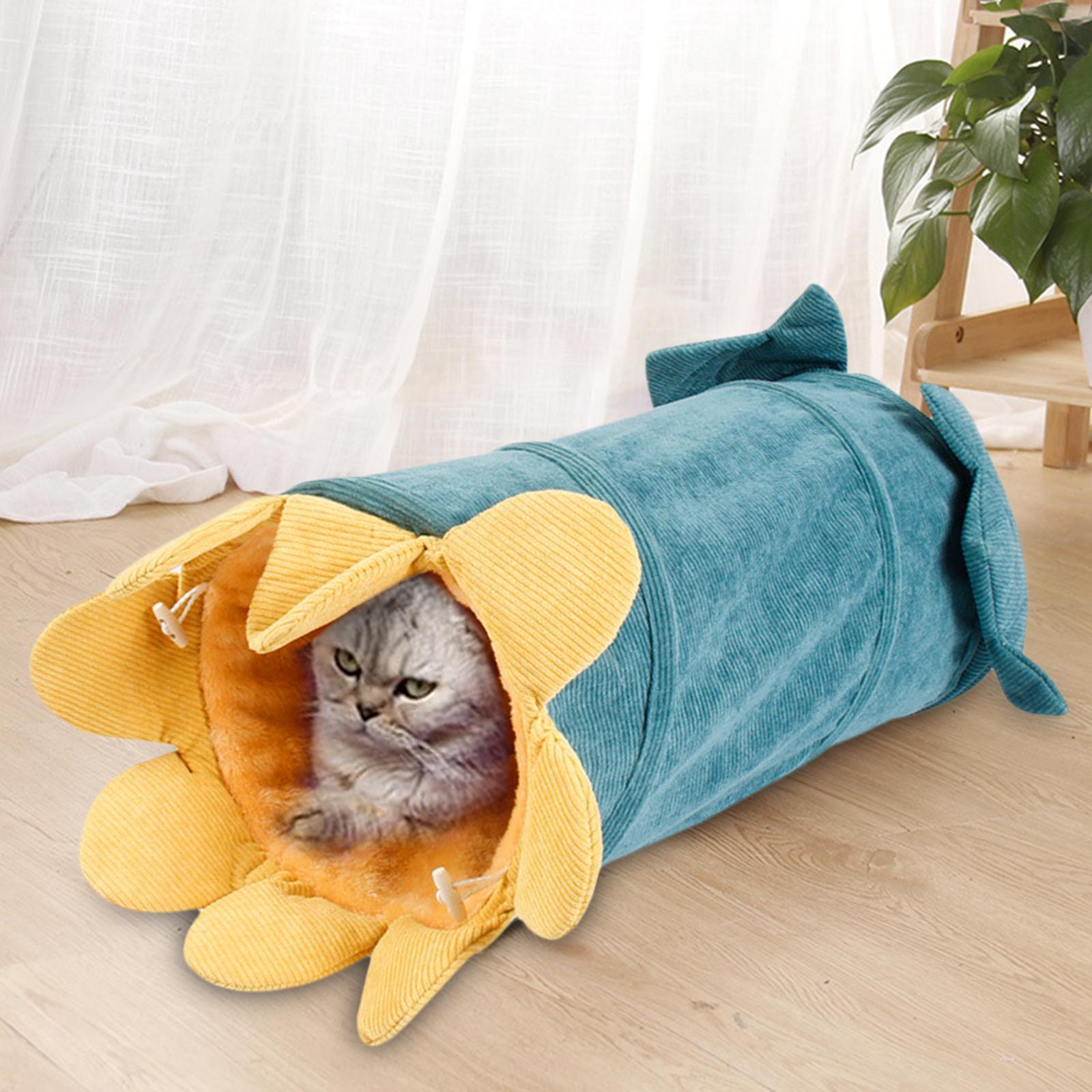 Pet Cat Hamster Tunnel Toys Tube Tent Guinea Pig Hedgehog Mice Rat