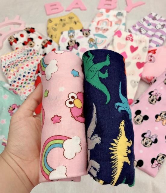 Combo 10 quần bozip DÀI cho bé trai/ bé gái