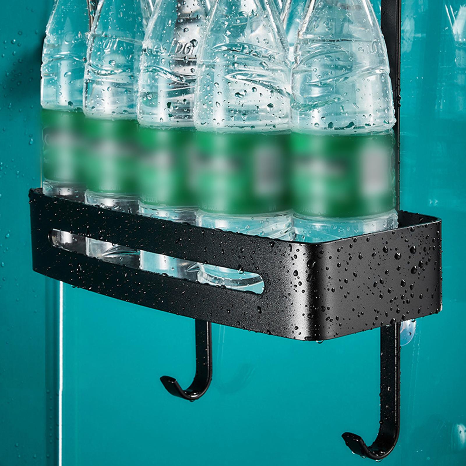 2 Tiers Over The Door Shower Caddy with Hooks Over Door Bathroom Shower Caddy Hanging Storage Organizer Shelves
