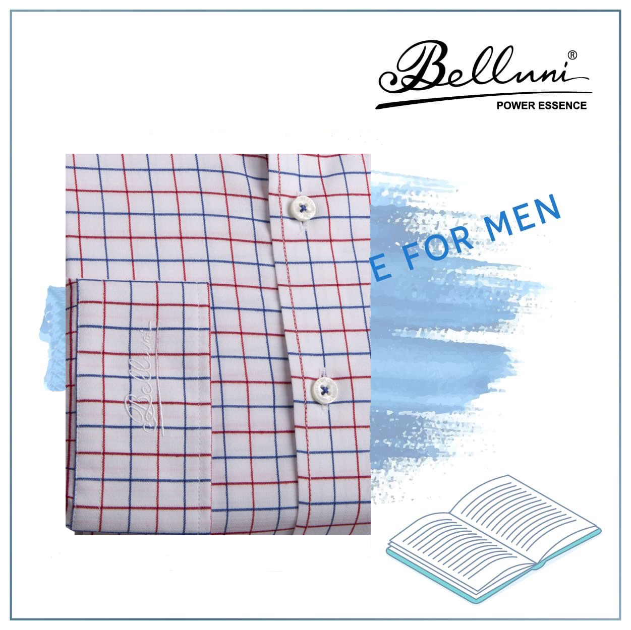 Áo sơ mi nam SlimFit tay dài cao cấp BELLUNI vải sợi tre thoải mái thanh lịch 157R