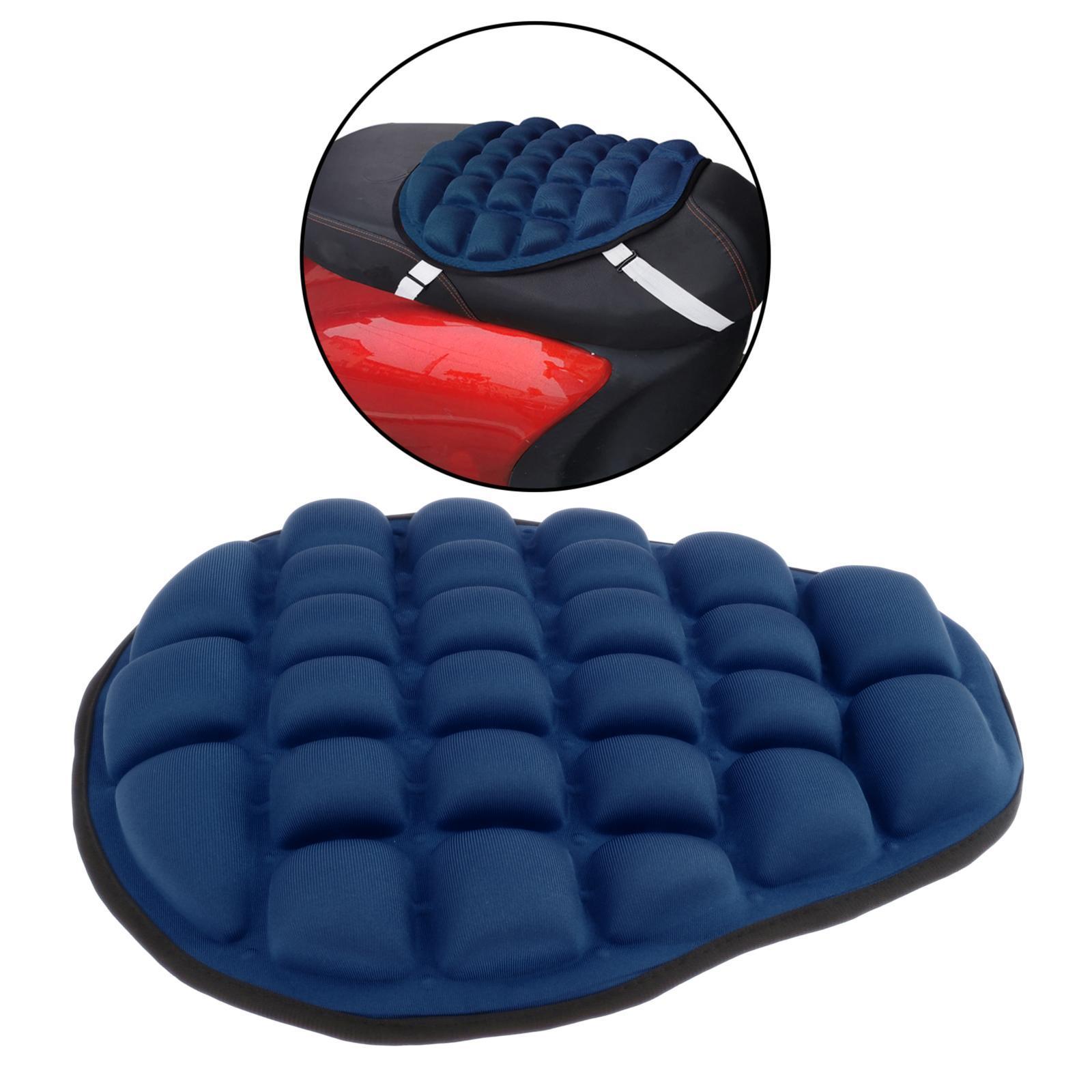 2x Motorcycle Seat Cushion Ride Seat Pad Bike Seat Cover Pad Fit for Touring Bikes