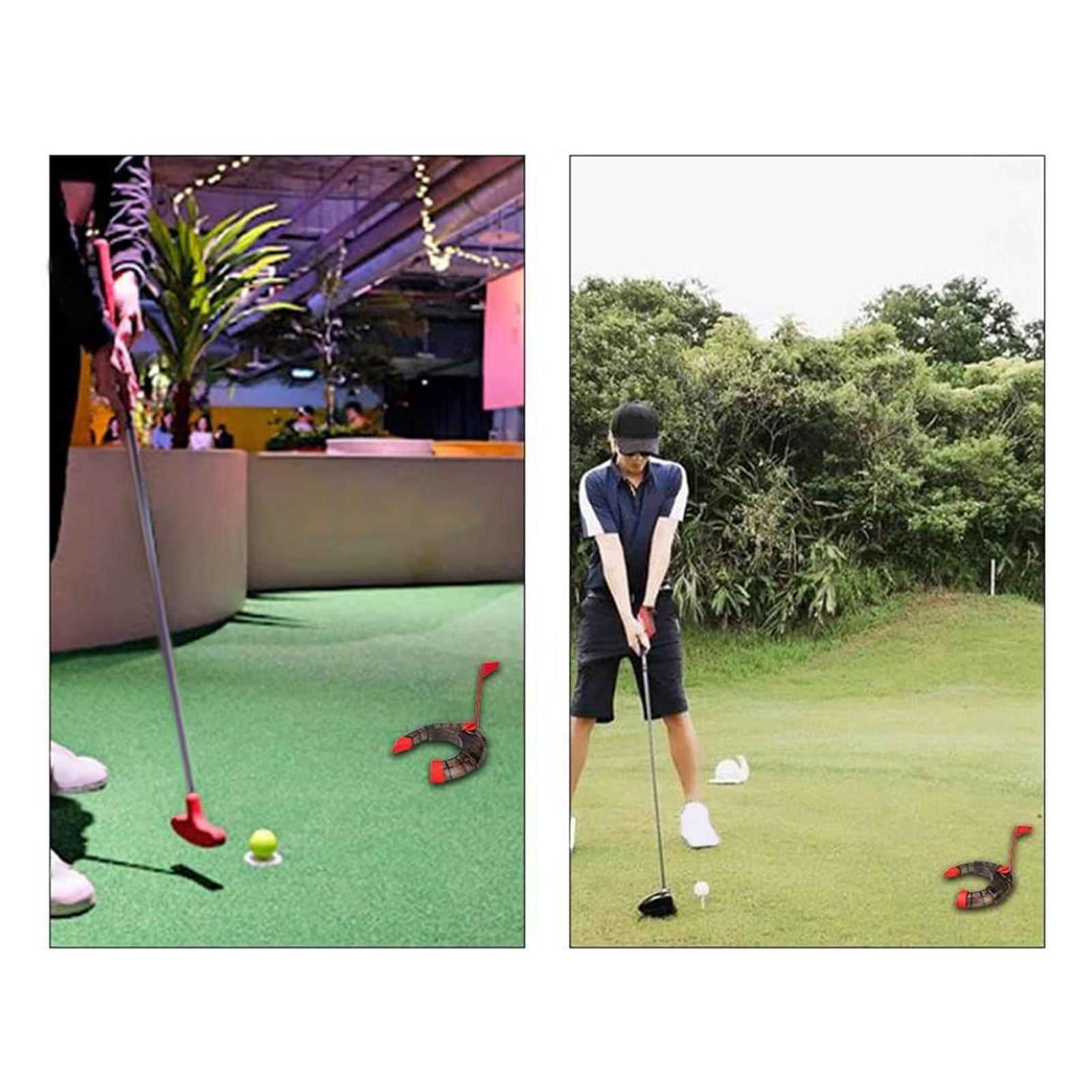 Golf Putting Cup and Flag Trainer Accessory Adjustable Size Golf Putt Cup