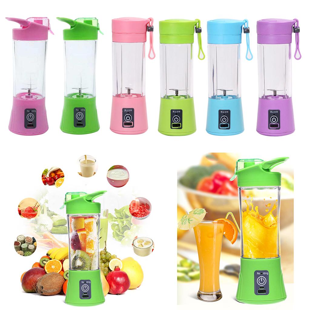 USB Juicer Cup Portable Juice Blender Household Fruit Mixer - Fruit Mixing Machine with USB Charger Cable for Superb Mixing