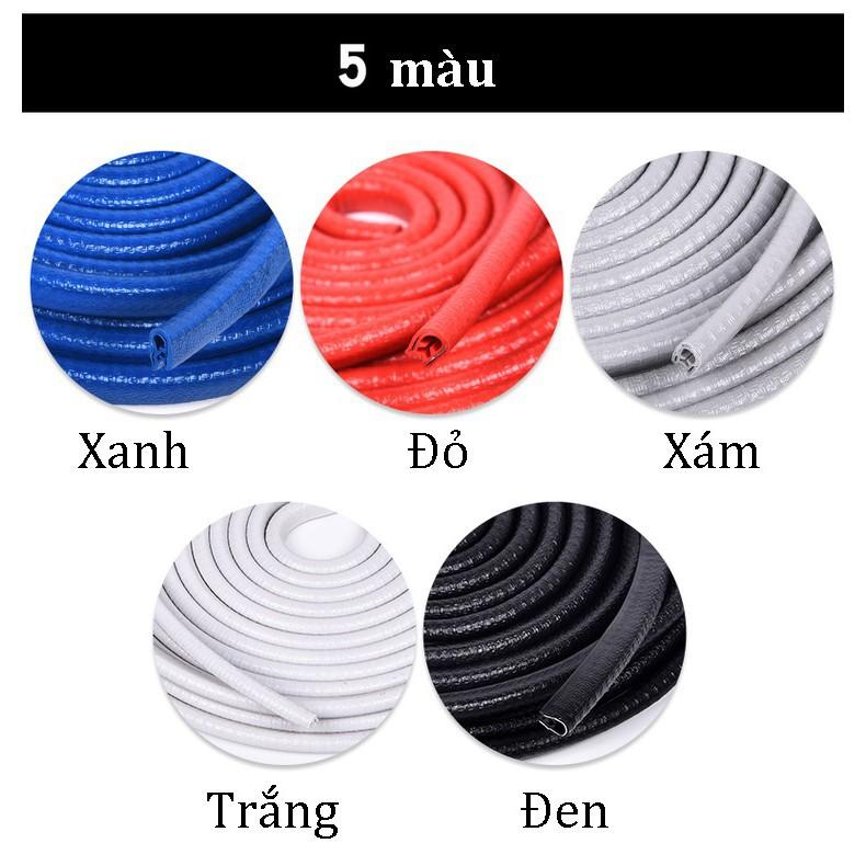 Gioăng U lõi thép cuộn 5 MÉT chống trầy cửa xe cốp capo 5 màu