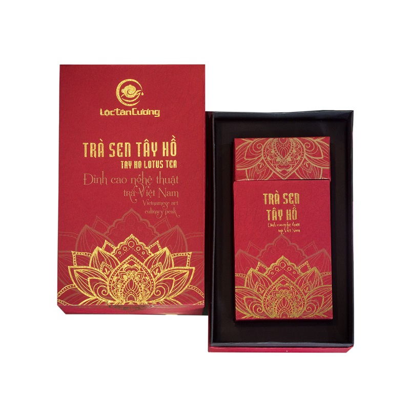 Trà Sen Tây Hồ Lộc Tân Cương - Trà Thái Nguyên Ướp Hoa Sen