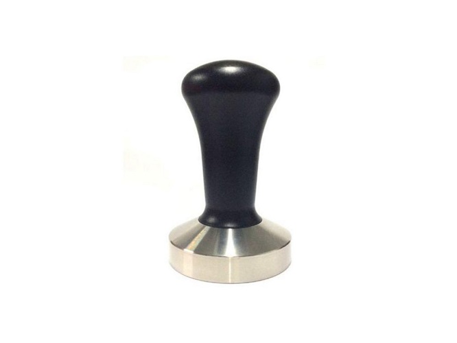 Tamper nén cà phê - Đáy phẳng - Kích Thước 58 mm - cán màu đen