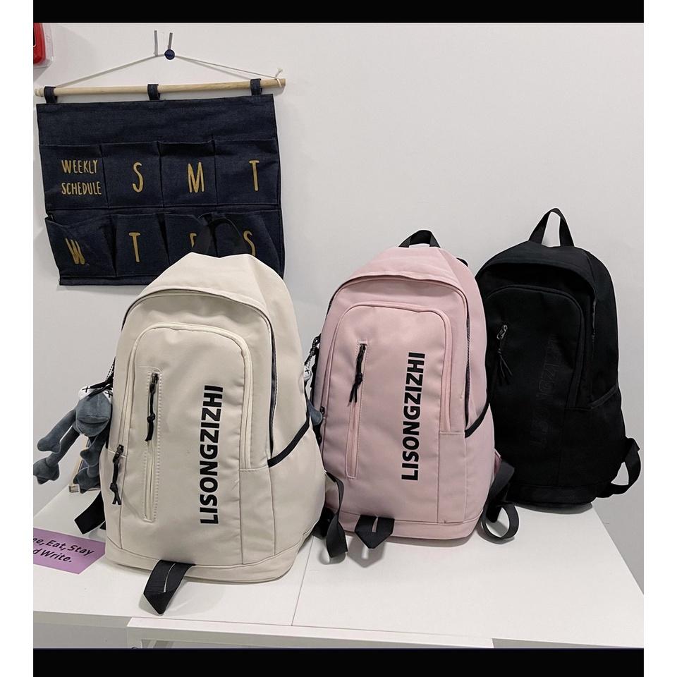 Balo ulzzang nam nữ đi học chống thấm nhiều ngăn basic BAG U LISON25