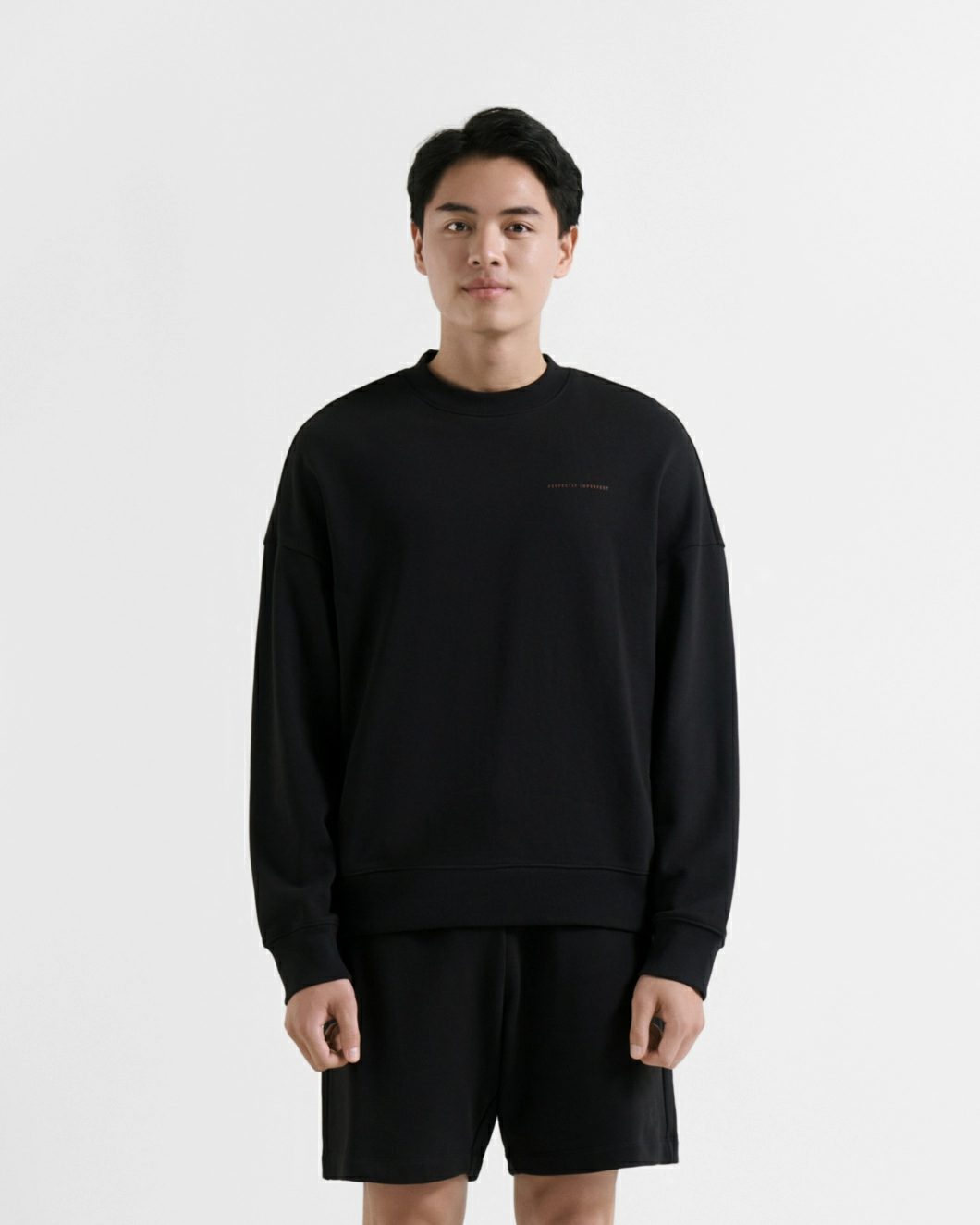 Áo sweatshirt unisex ROUTINE có hình in. Loose - 10F24SWEU001 | LASTORE MENSWEAR