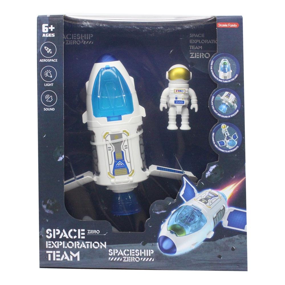 Bộ đồ chơi tên lua thám hiểm không gian dùng pin VBC-K01
