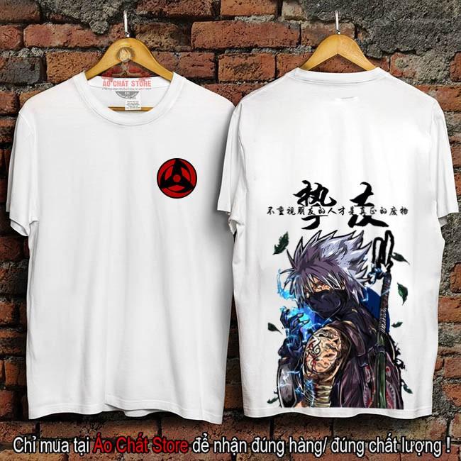 Áo Kakashi Thư Pháp Cực Đẹp | BST Áo Thun Naruto Đẹp NT04