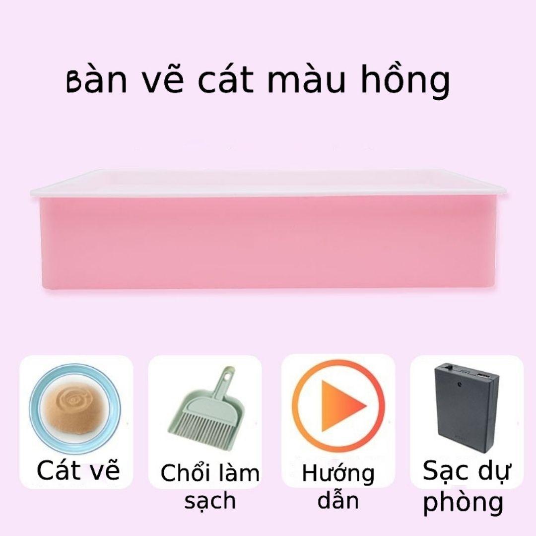 Bàn vẽ tranh cát giúp trẻ phát triển trí tuệ