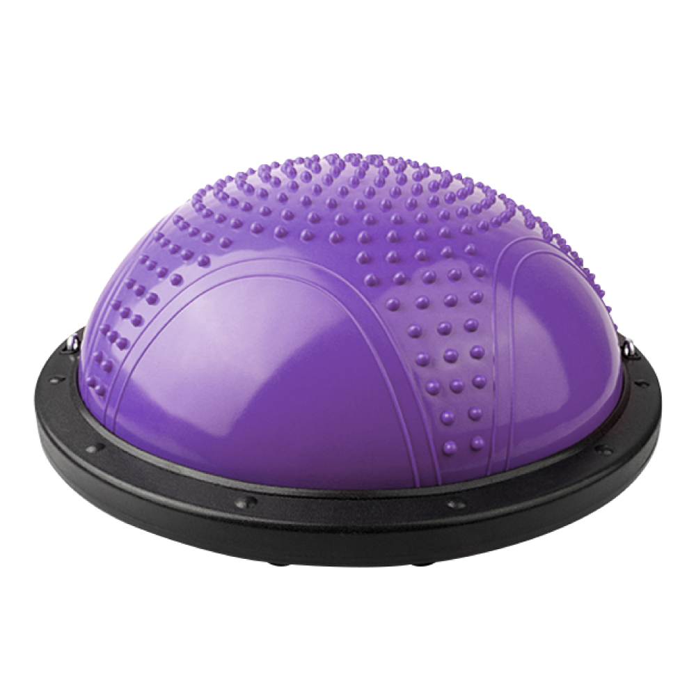 BG Bóng tập YOGA bóng thăng bằng PURPLE tặng bơm bóng,Bosu Bóng Tập Cân Bằng Bosu tập thể dục,Bóng đẹp Yoga Tại Nhà Cao Cấp ( hàng nhập khẩu)