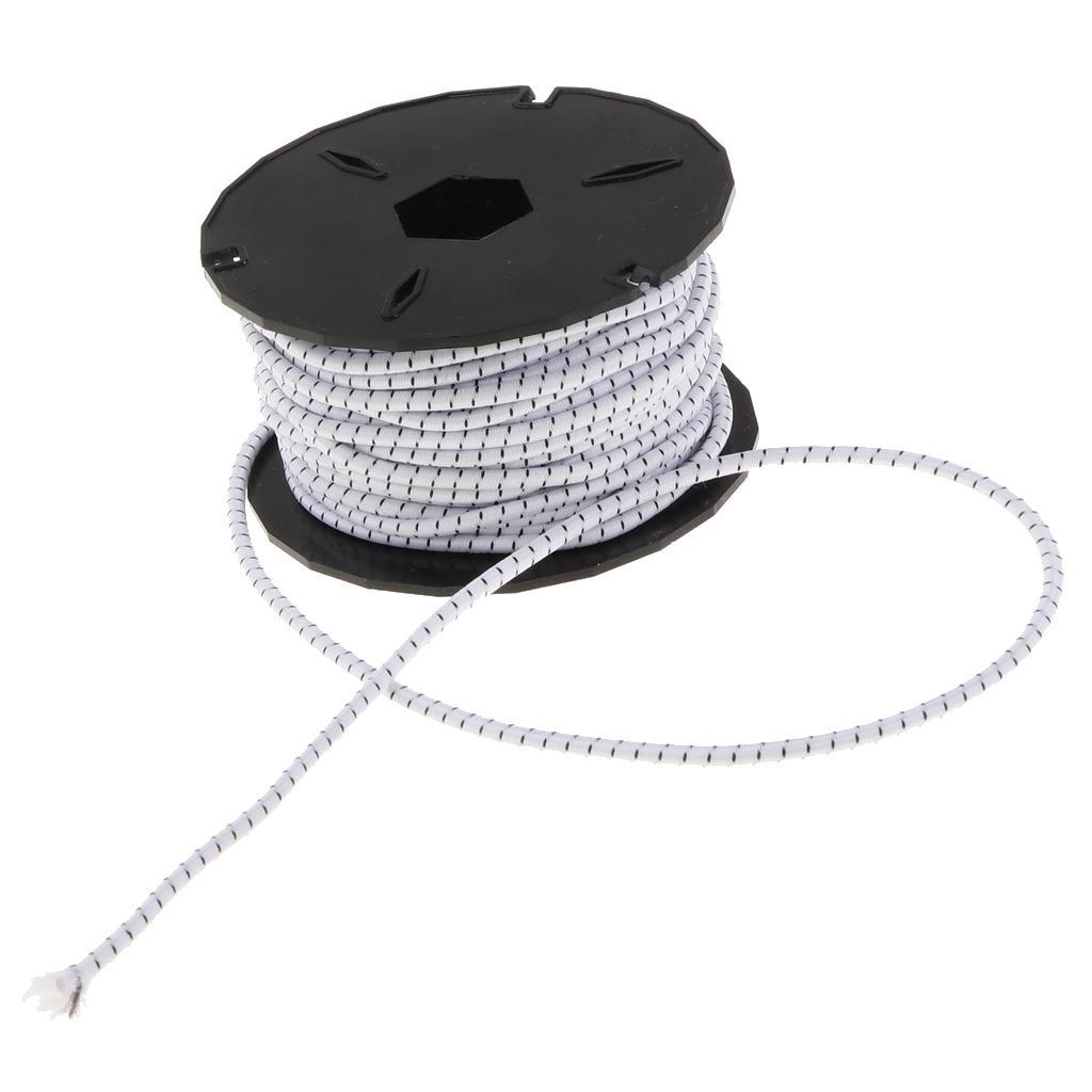 Elastic Cord Kayak Boat Marine Heavy Duty Shock Rope Tie Down White