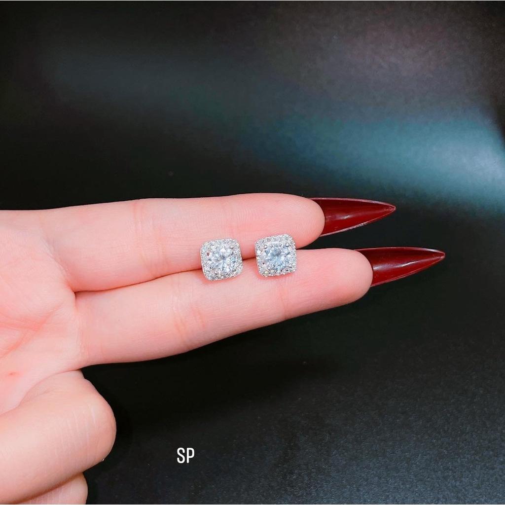 Bông tai bạc nữ nhiều kiểu dáng tùy chọn trang sức Anchi ACJ52110