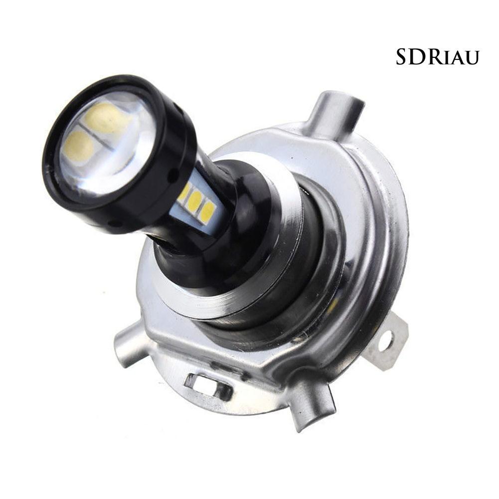 Đèn Pha Led 18 Bóng Cho Xe Mô Tô / Xe Hơi Mfd H4 Smd 3030