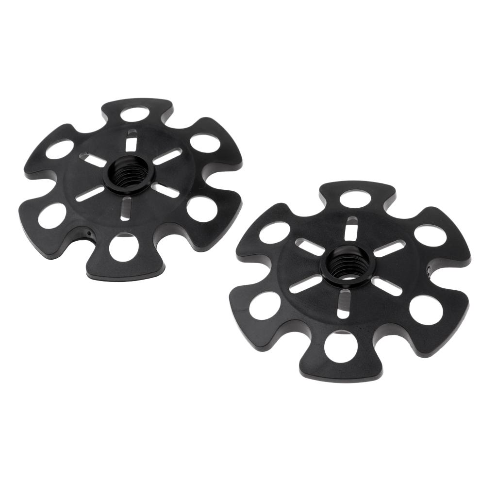 2pcs Climbing Trekking Pole Tips Snowflake Walking Stick Guard Replacement
