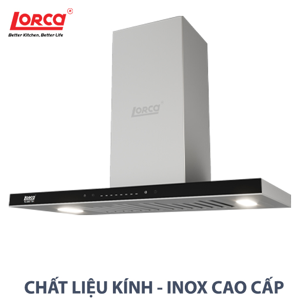 Máy Hút Mùi LORCA TA 6007TM - 70cm - Hàng Chính Hãng Cao Cấp Nhập Khẩu Malaysia Tiết Kiệm Điện Chống Ồn