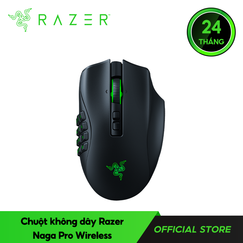 Chuột Razer Naga Pro Wireless_RZ01-03420100-R3A1- HÀNG CHÍNH HÃNG