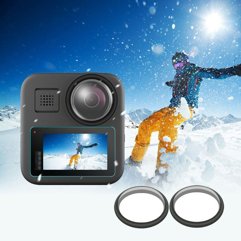 1 Bộ Kính Cường Lực Bảo Vệ Ống Kính Máy Ảnh Gopro Max