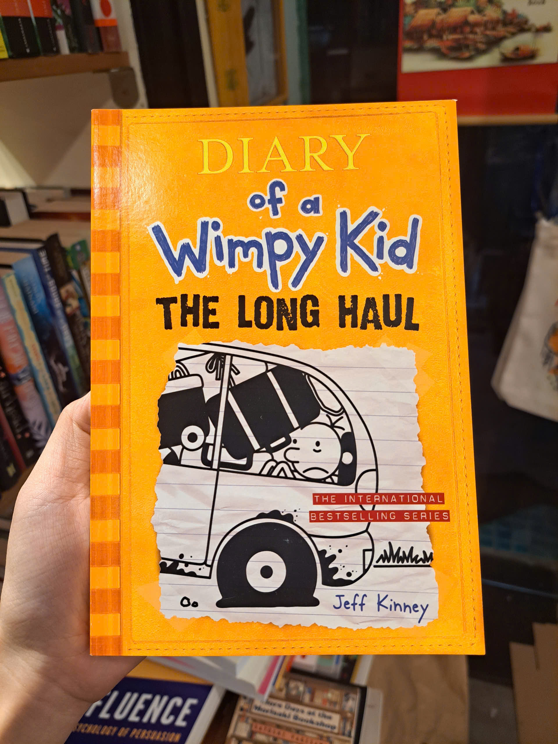 Sách - Diary of a Wimpy Kid: The Long Haul by Jeff Kinney | Children's Novel / Tiểu thuyết tiếng Anh