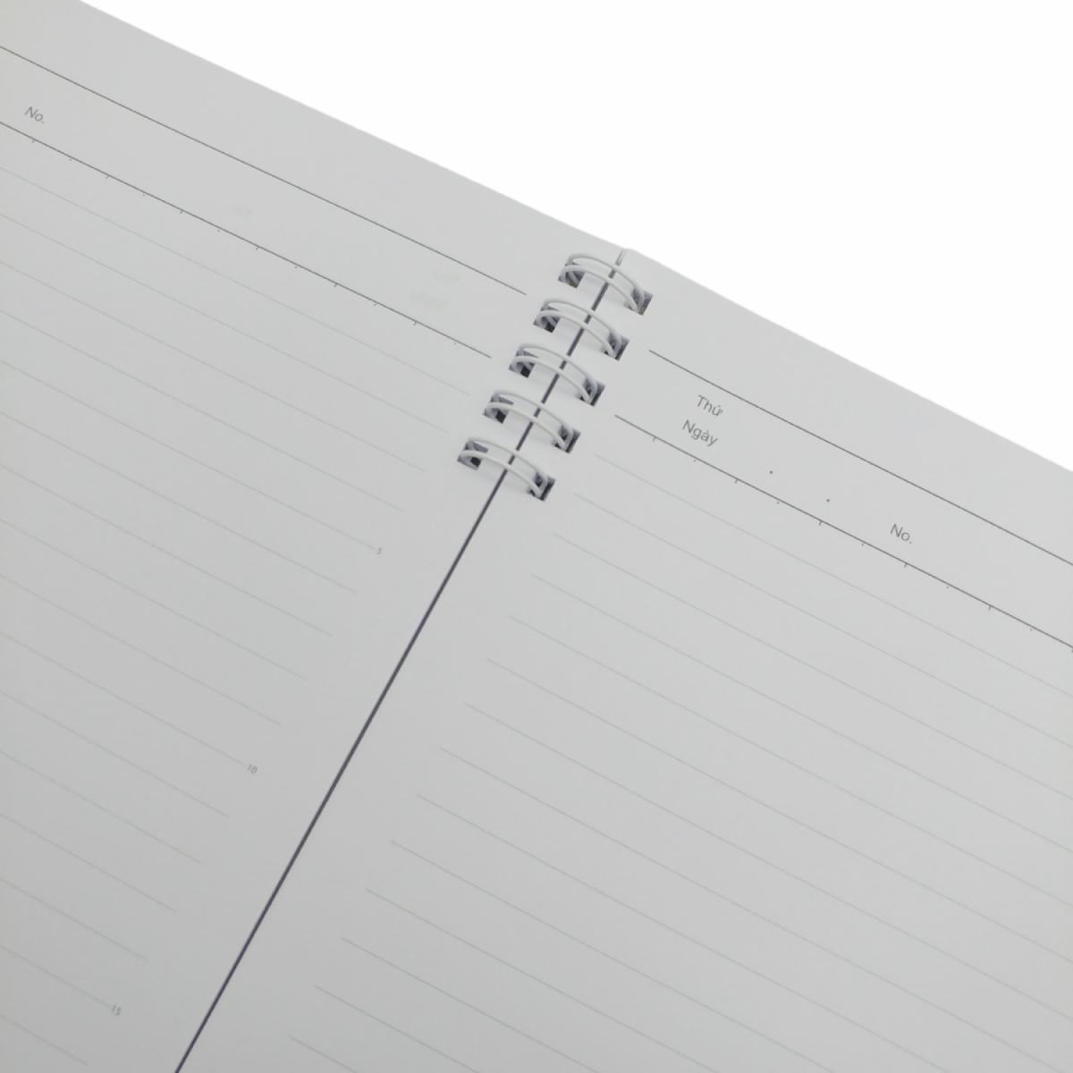 Sổ Lò Xo A5 - Kẻ Caro - 160 Trang 70gsm - Land Of Too-Shy - Campus RN-A5G160LTS-02