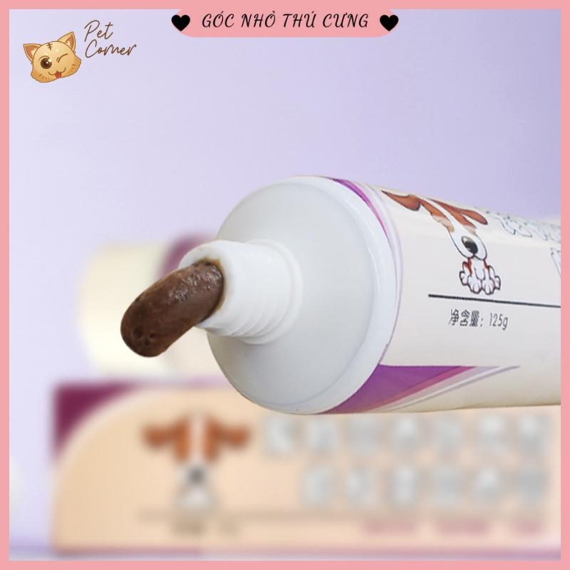 Gel dưỡng lông màu nâu đỏ, bổ sung canxi cho chó