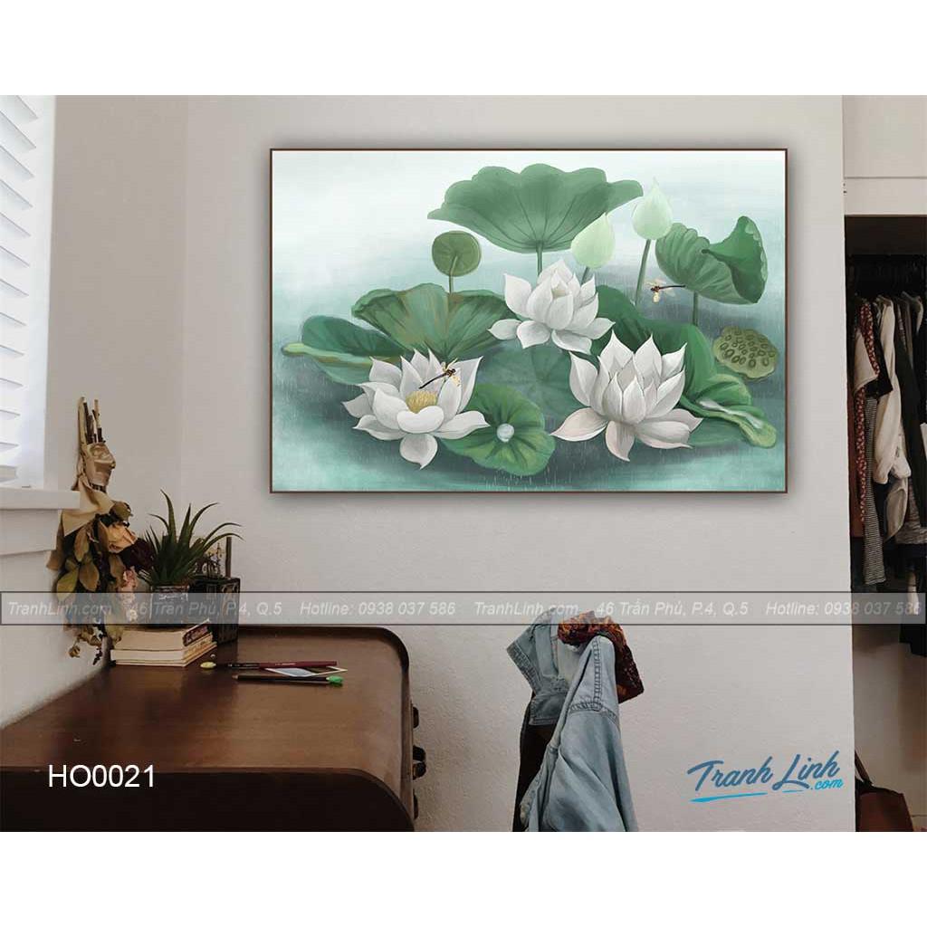 Tranh Canvas hoa treo tường trang trí phòng khách ho.ttph0079